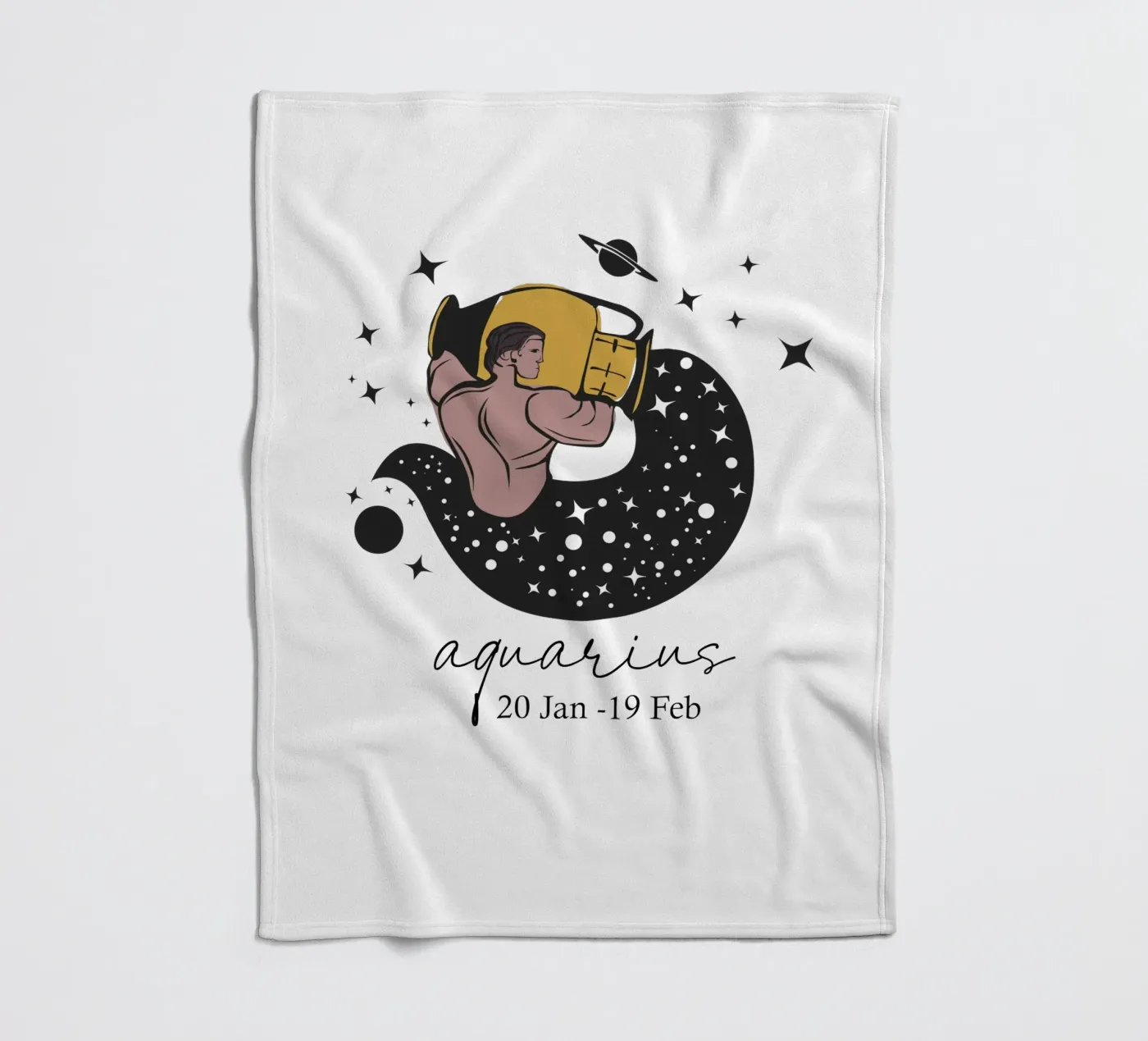 Wassermann Fleecedecke von Indigo Rain