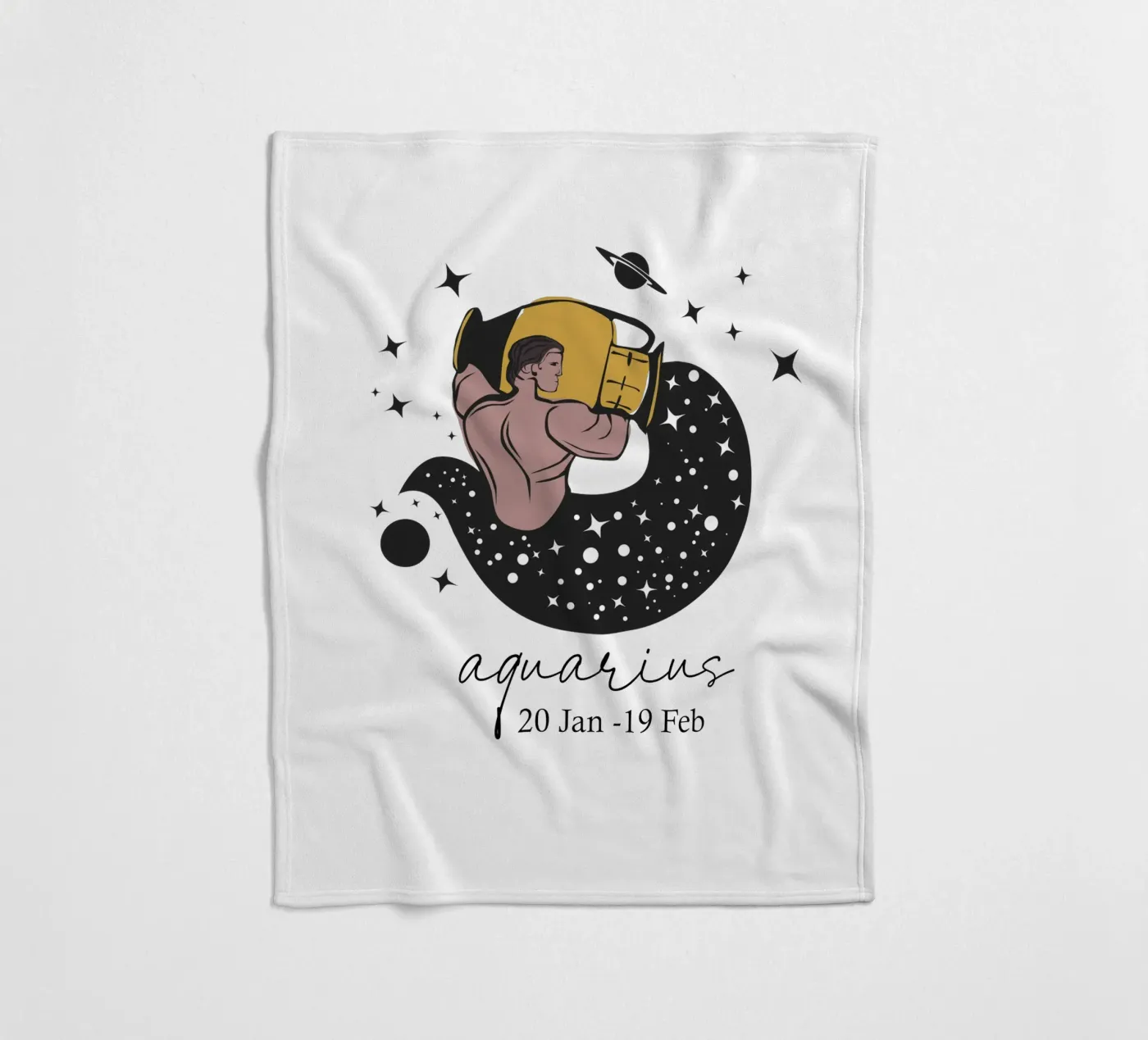 Wassermann Fleecedecke von Indigo Rain