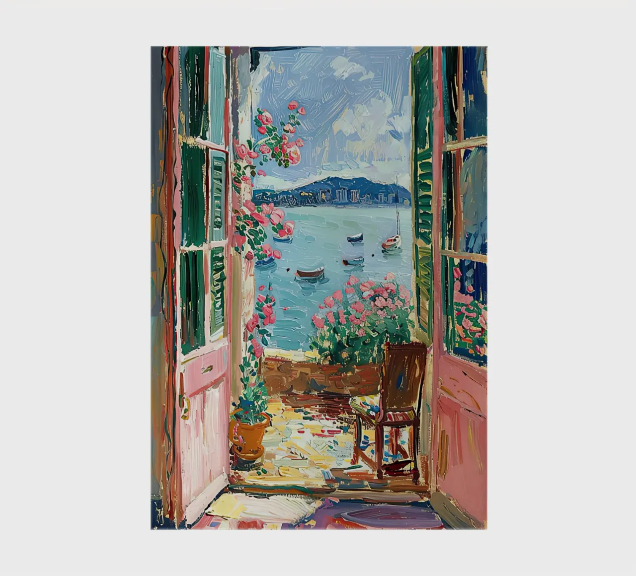 Matisse inspires Open Window "Light's Open Invitation" notebook by ArtByNiki