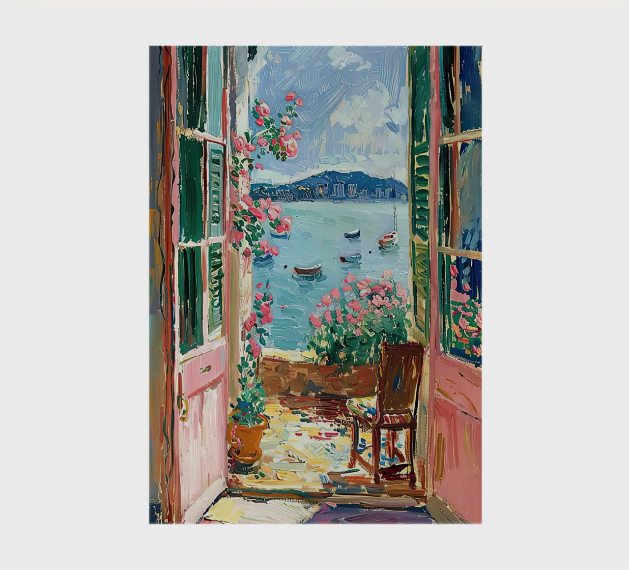 Matisse inspires Open Window "Light's Open Invitation" notebook by ArtByNiki