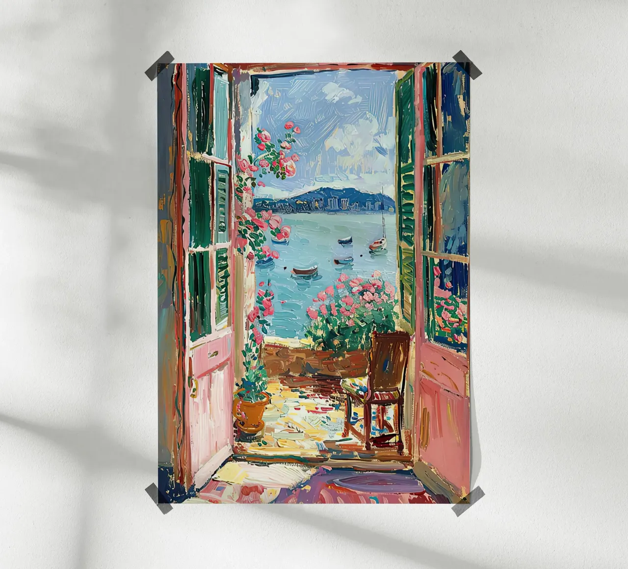 Matisse inspires Open Window "Light's Open Invitation" hahnemühle by ArtByNiki