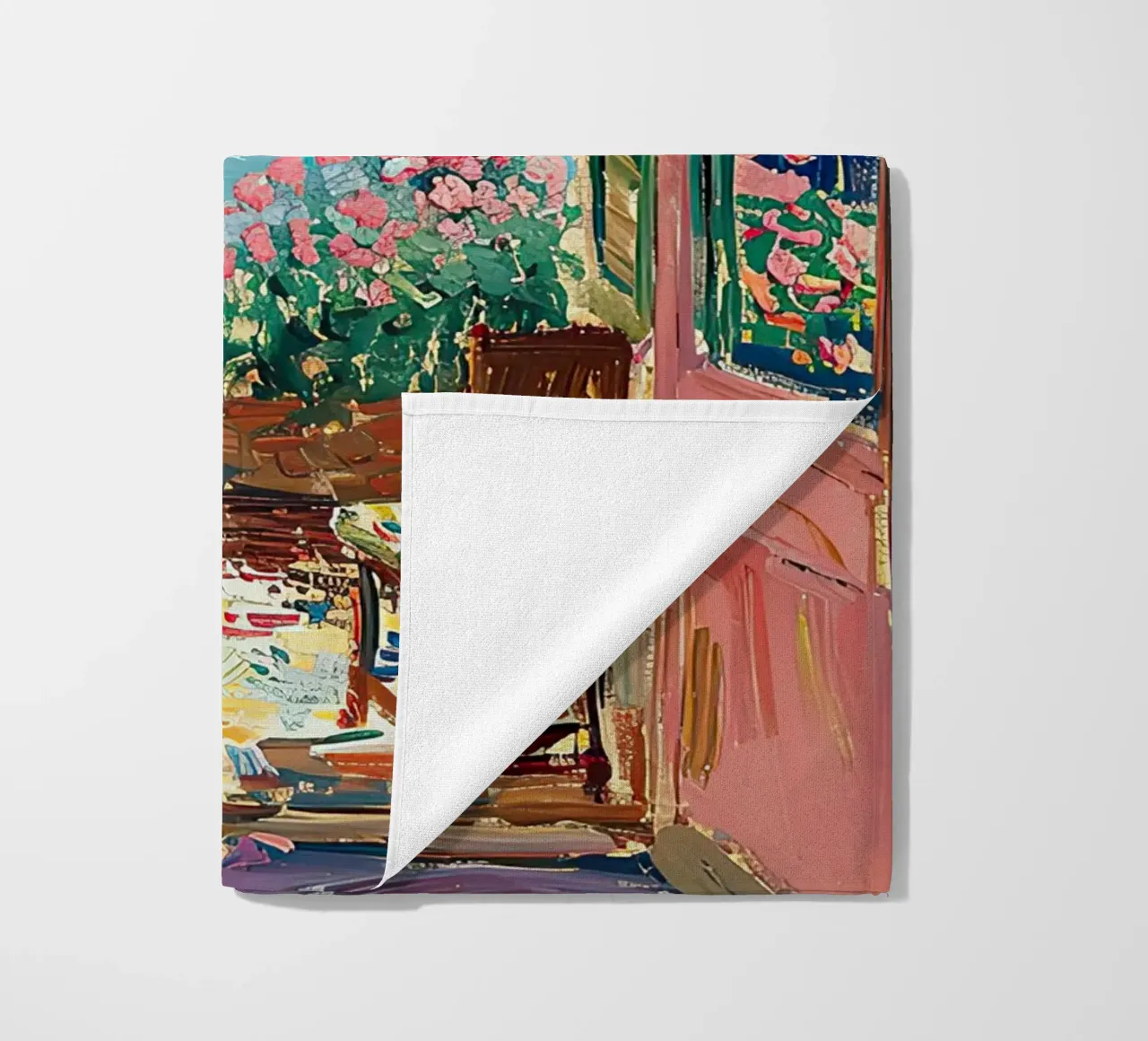 Matisse inspiriert Open Window "Light’s Open Invitation" Strandtuch von ArtByNiki