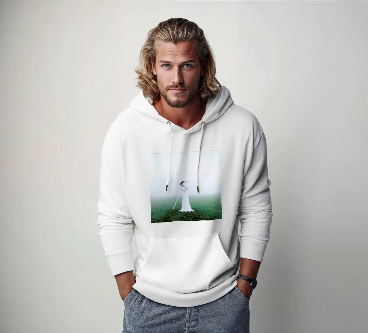 Step In Another World felpa con cappuccio da Jovana Rikalo