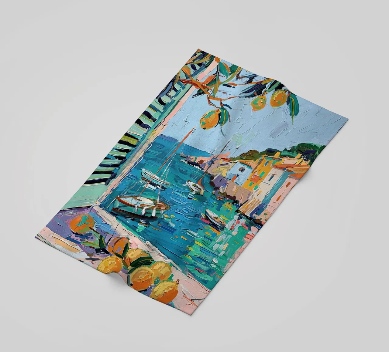 Matisse inspires Open Window beach towel by ArtByNiki