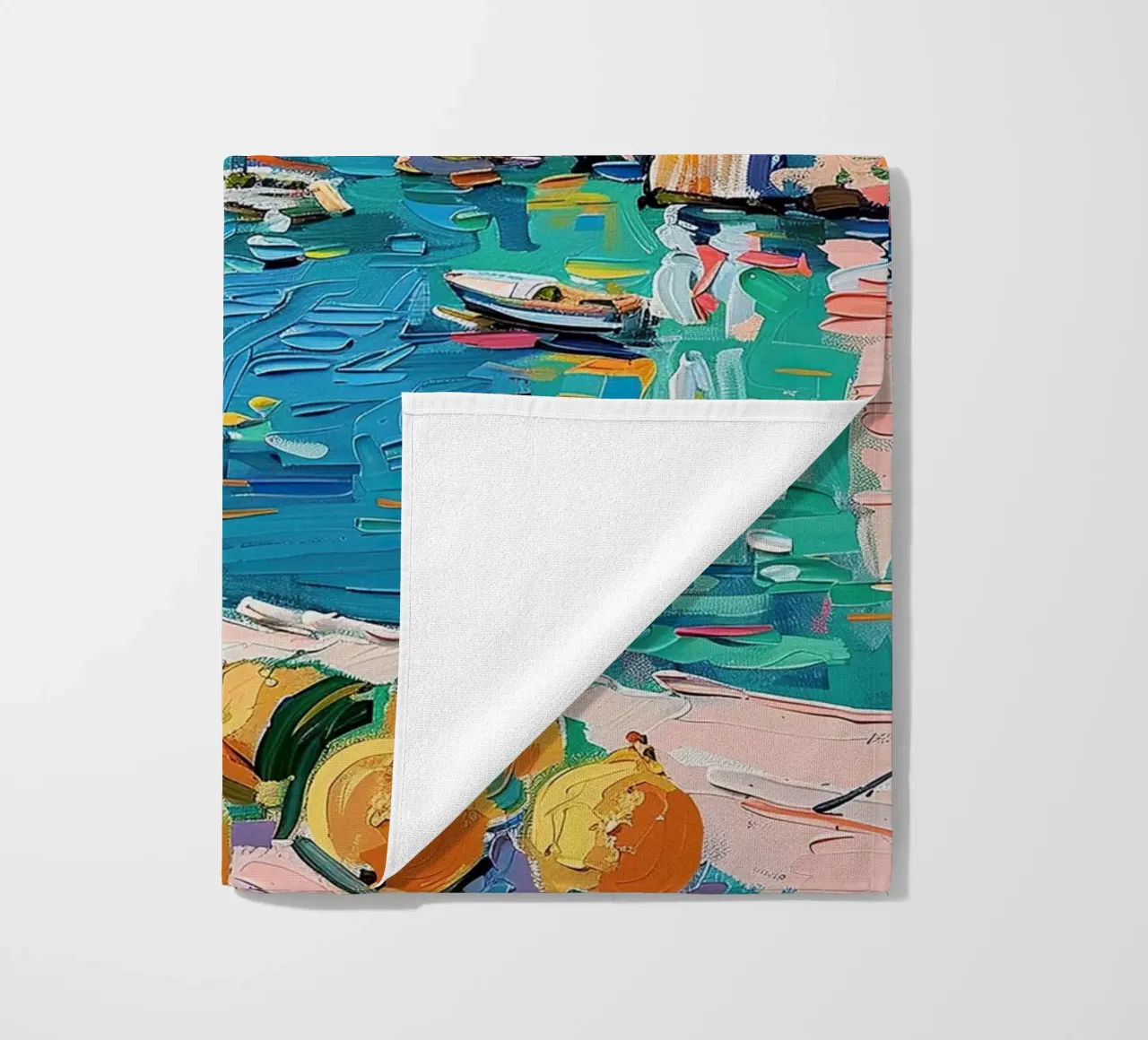 Matisse inspires Open Window beach towel by ArtByNiki