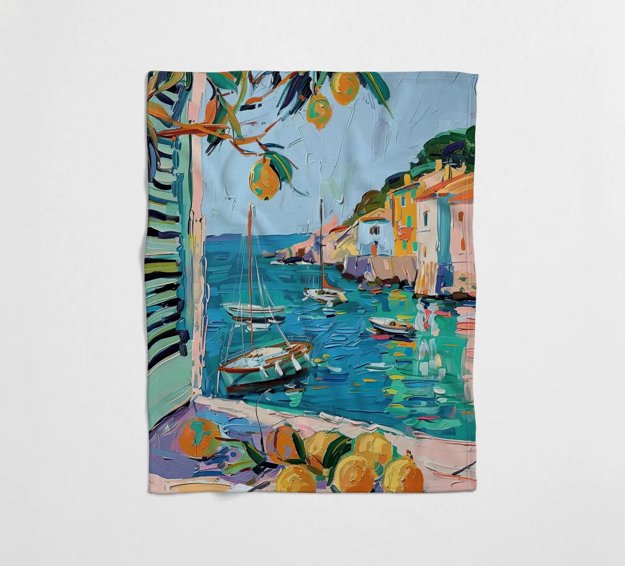 Matisse inspiriert Open Window Fleecedecke von ArtByNiki