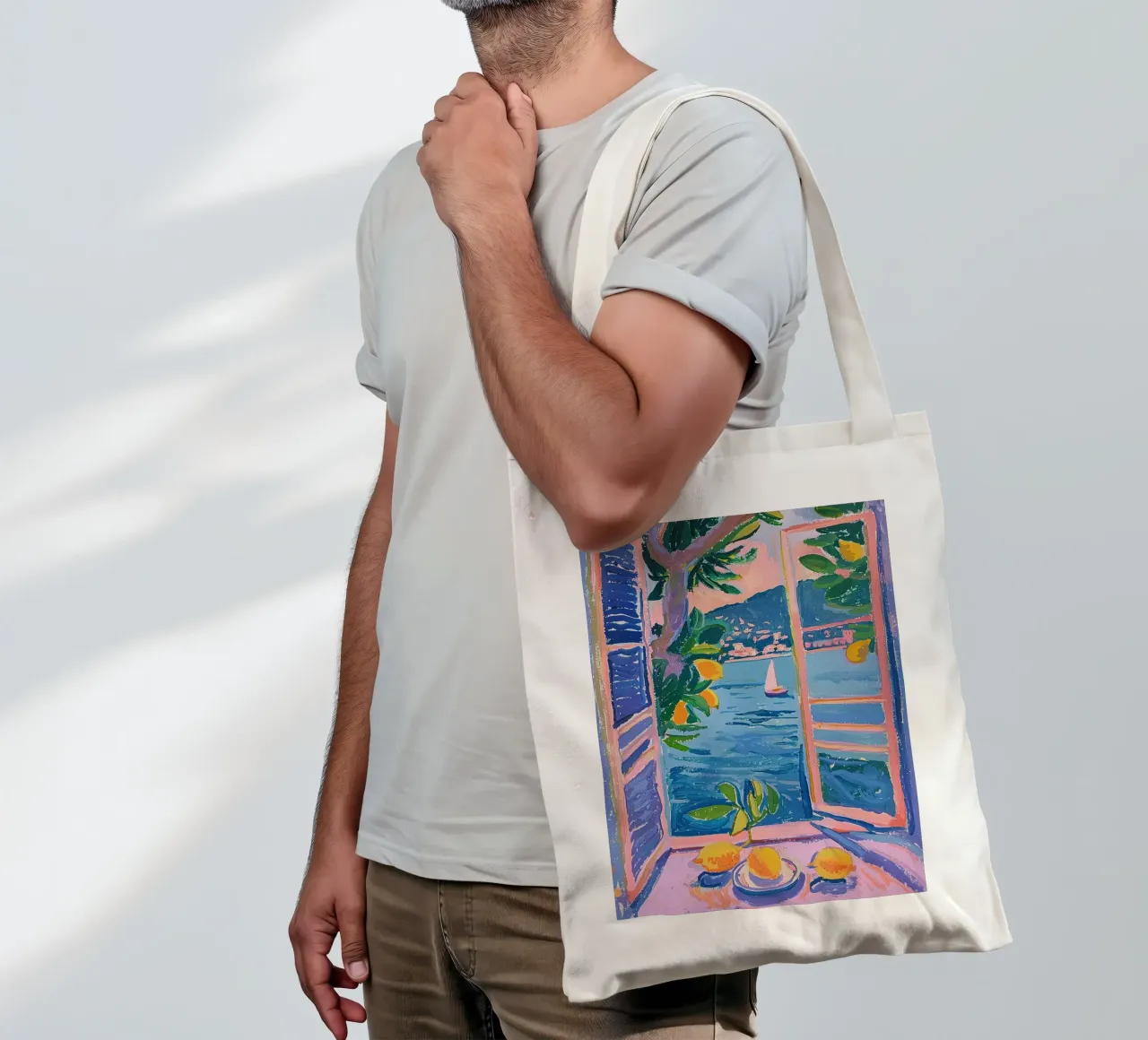 Matisse inspiriert "Through the Artist’s Frame" tote bag by ArtByNiki