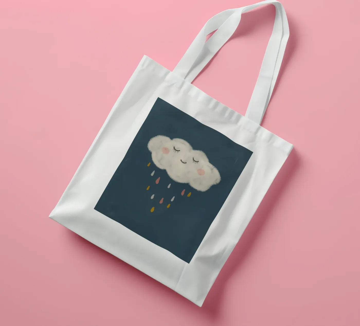 Cloud tote bag by Indigo Rain