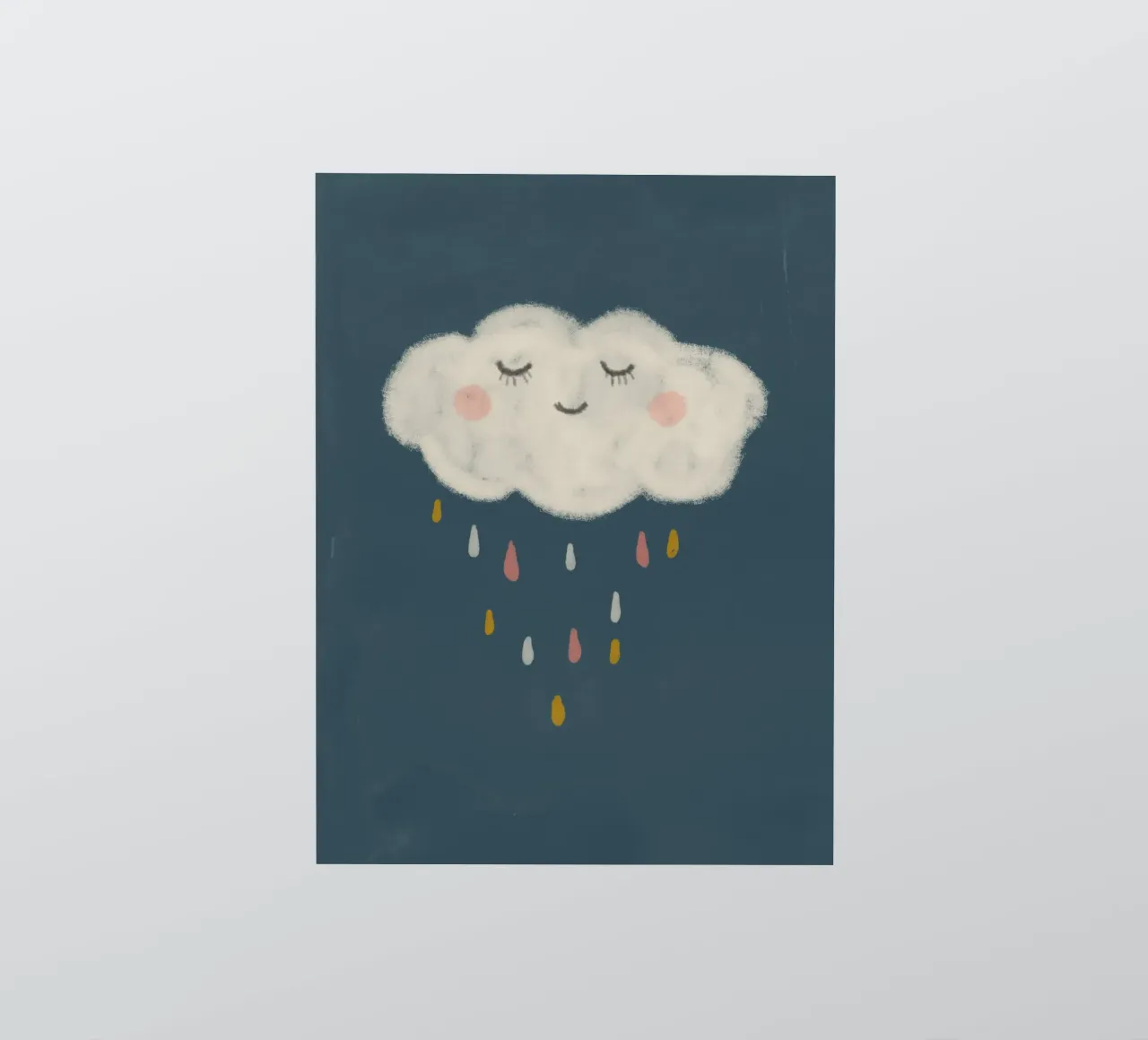Cloud sticker van Indigo Rain