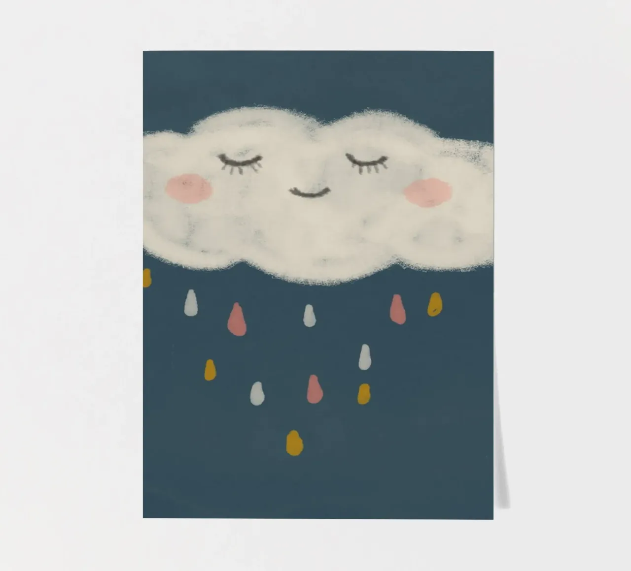 Nuvola foglio adesivo da Indigo Rain