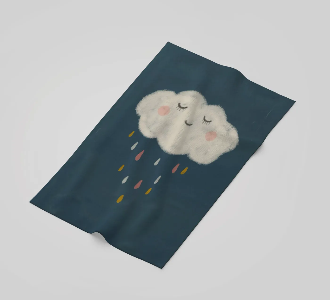 Nuage serviette de plage de Indigo Rain