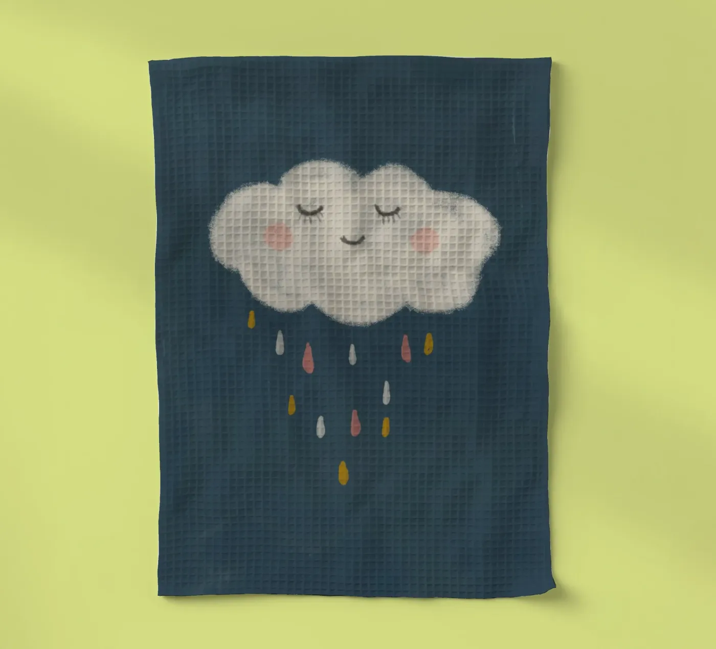 Cloud theedoek van Indigo Rain