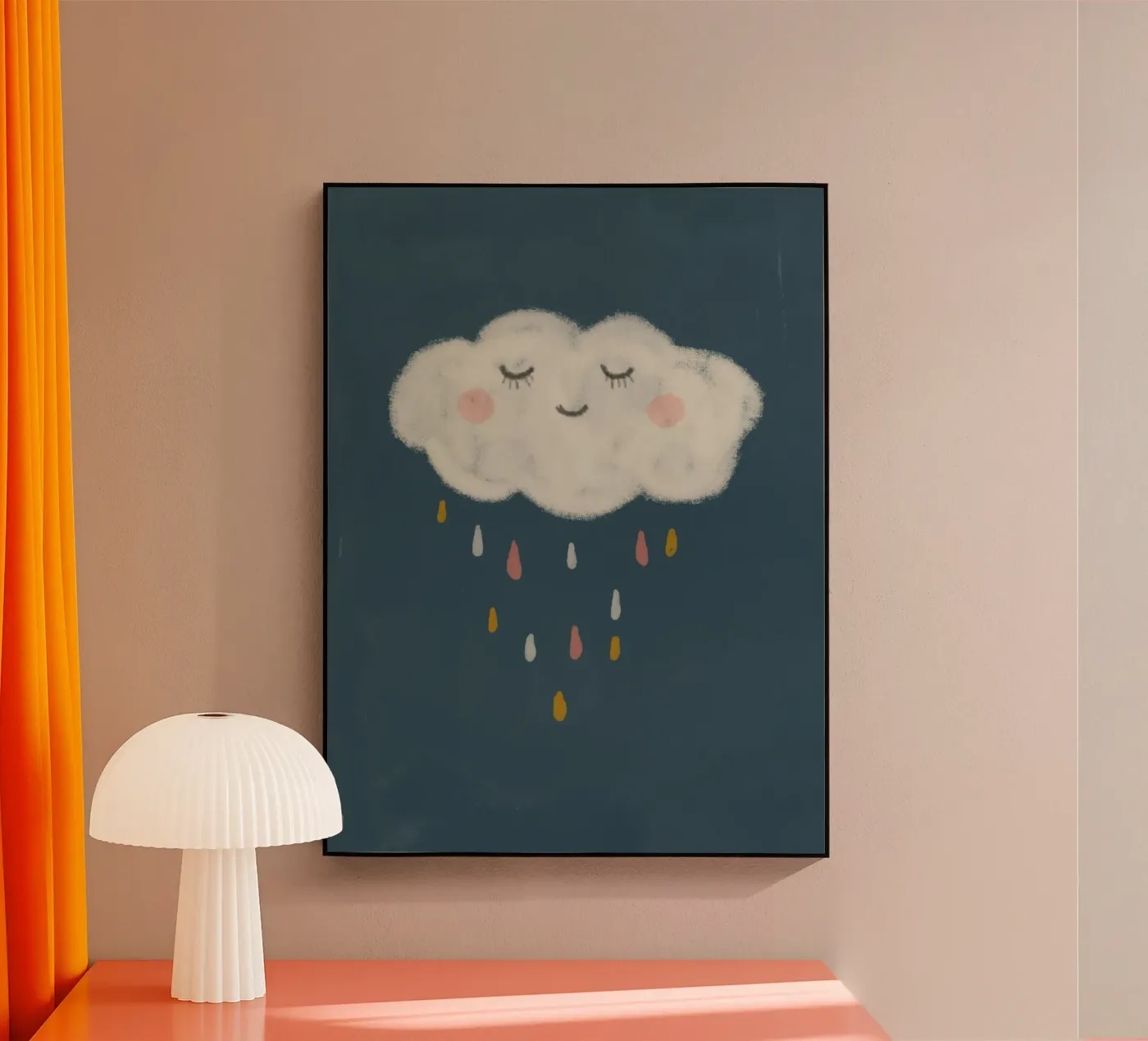 Cloud acryl van Indigo Rain