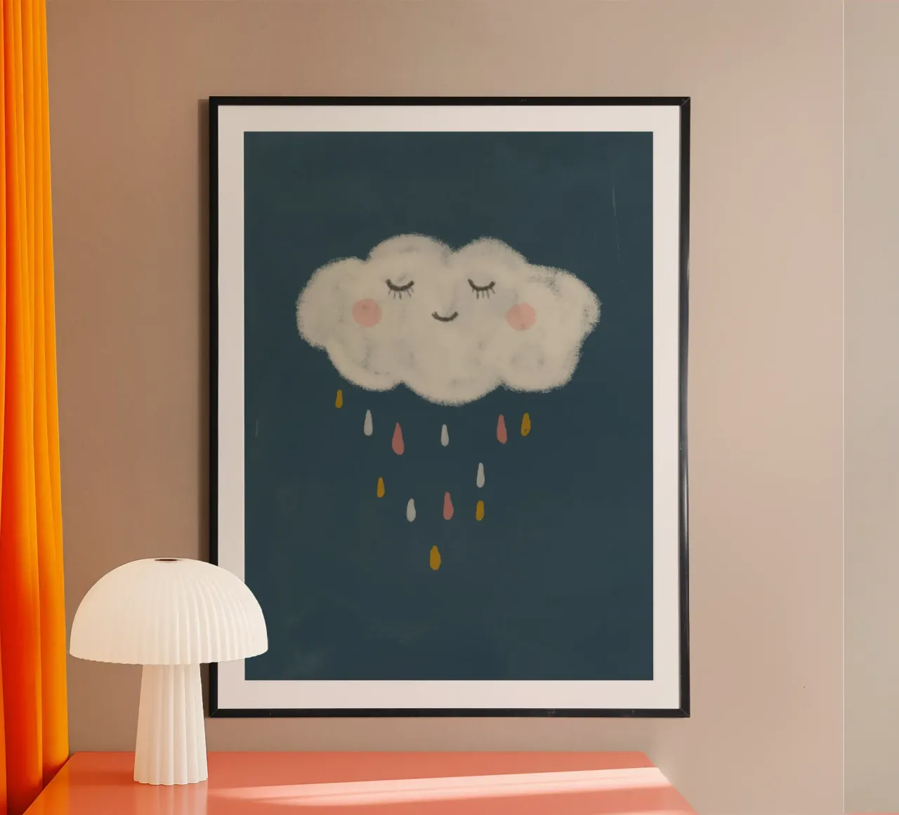 Cloud poster van Indigo Rain