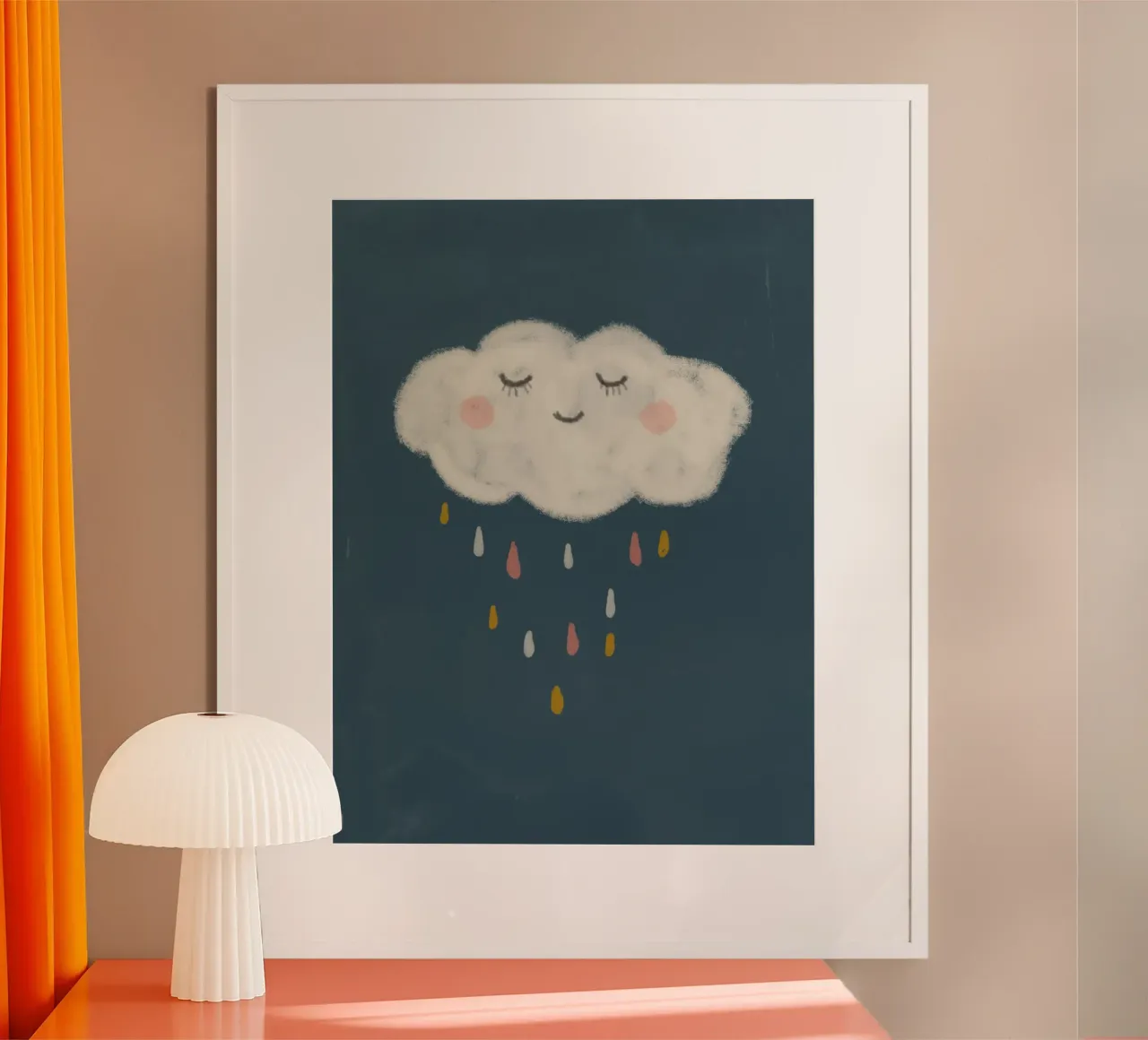 Cloud poster van Indigo Rain