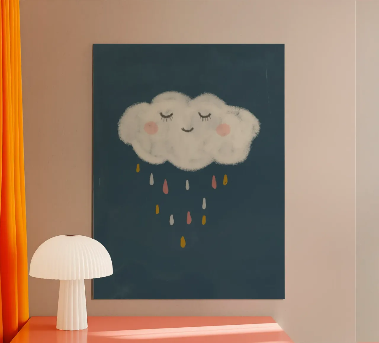 Cloud poster van Indigo Rain