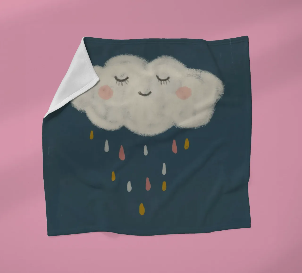 Cloud fleecedeken van Indigo Rain