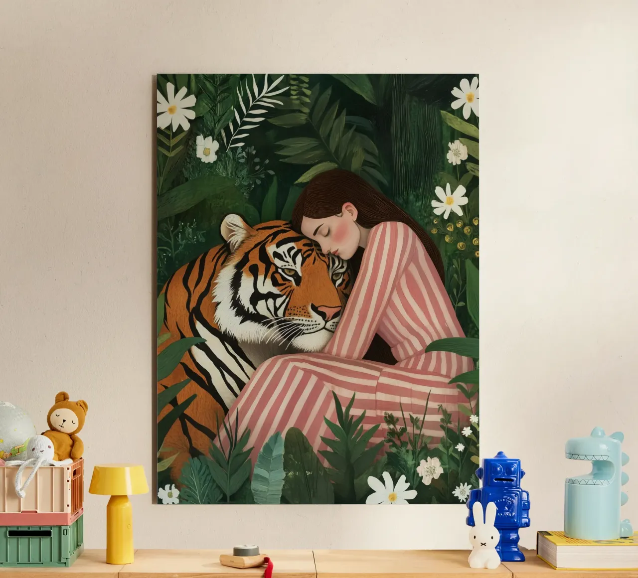 My life with Tiger | Poetic jungle dream forex plate by Autofocus