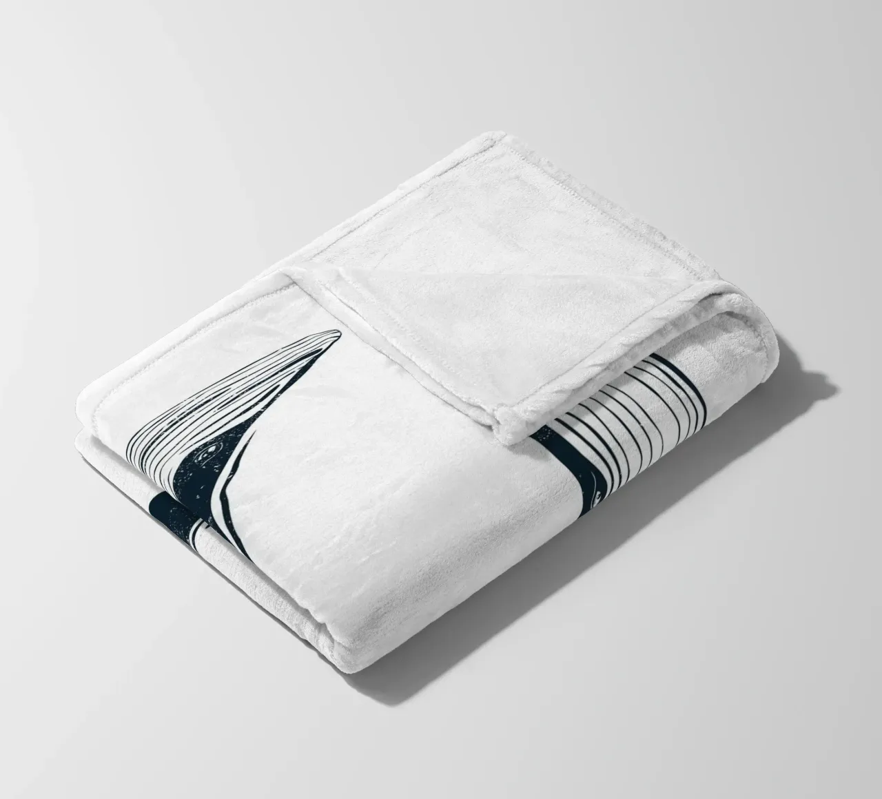 Balene coperta in pile da Indigo Rain