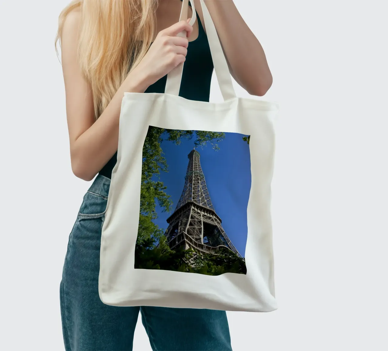 Eiffel Tower borsa in juta da Alexey