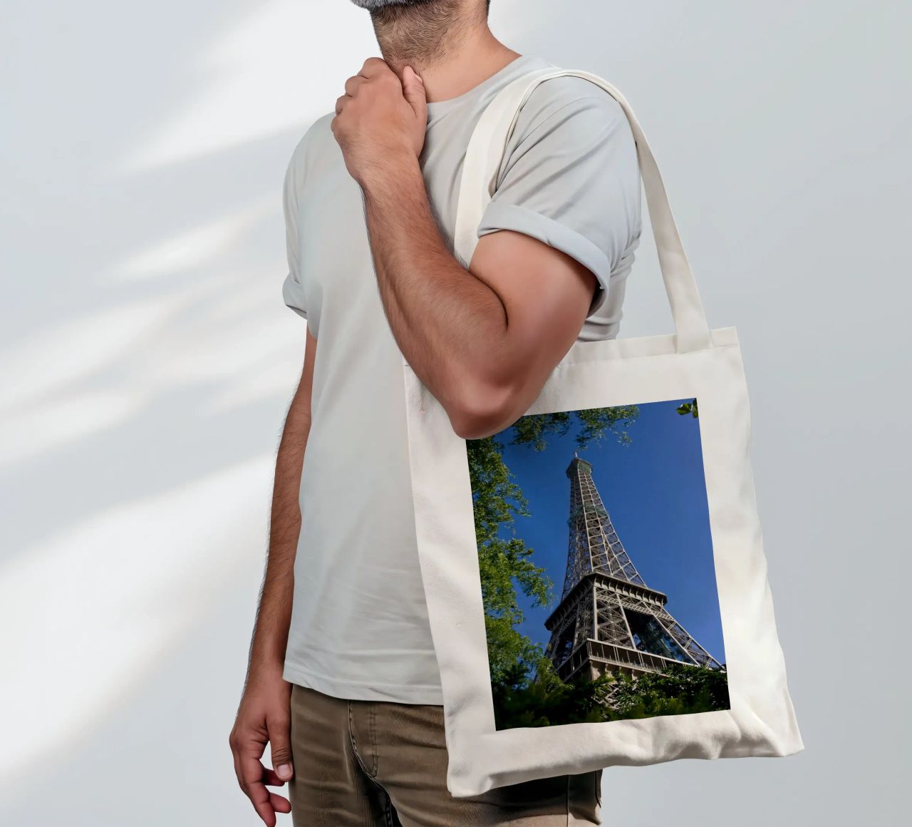 Eiffel Tower borsa in juta da Alexey