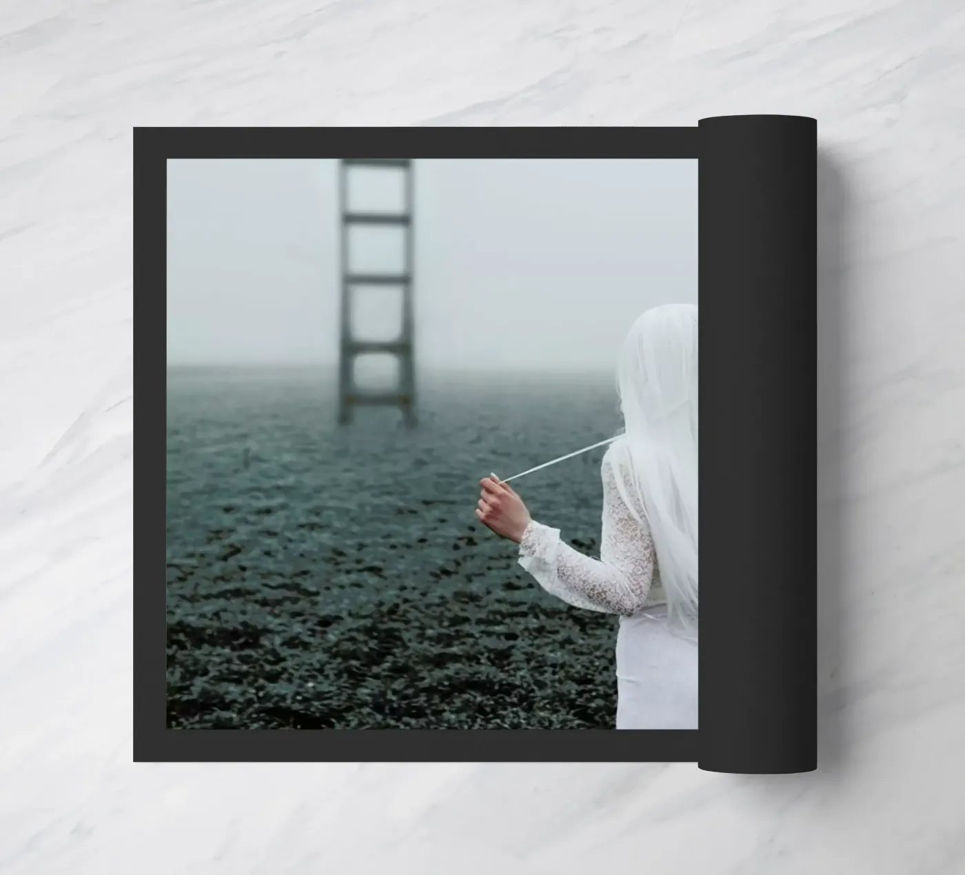 All White doormat by Jovana Rikalo