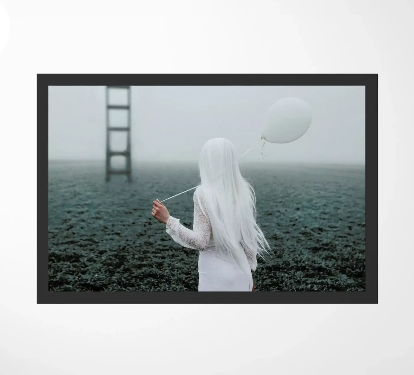 All White doormat by Jovana Rikalo