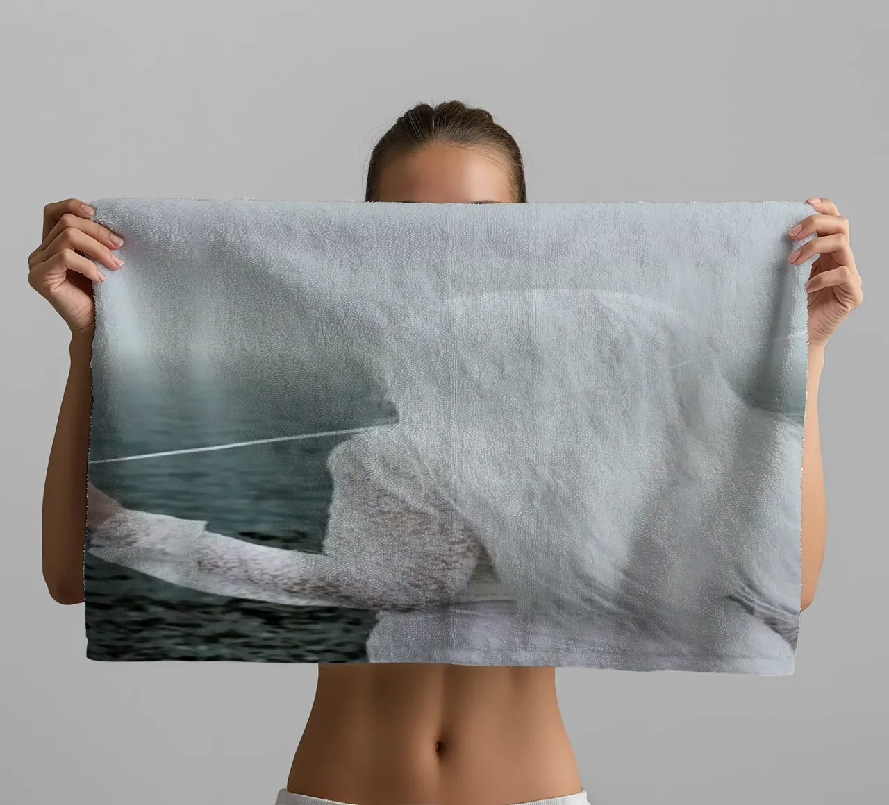 All White asciugamano da bagno da Jovana Rikalo