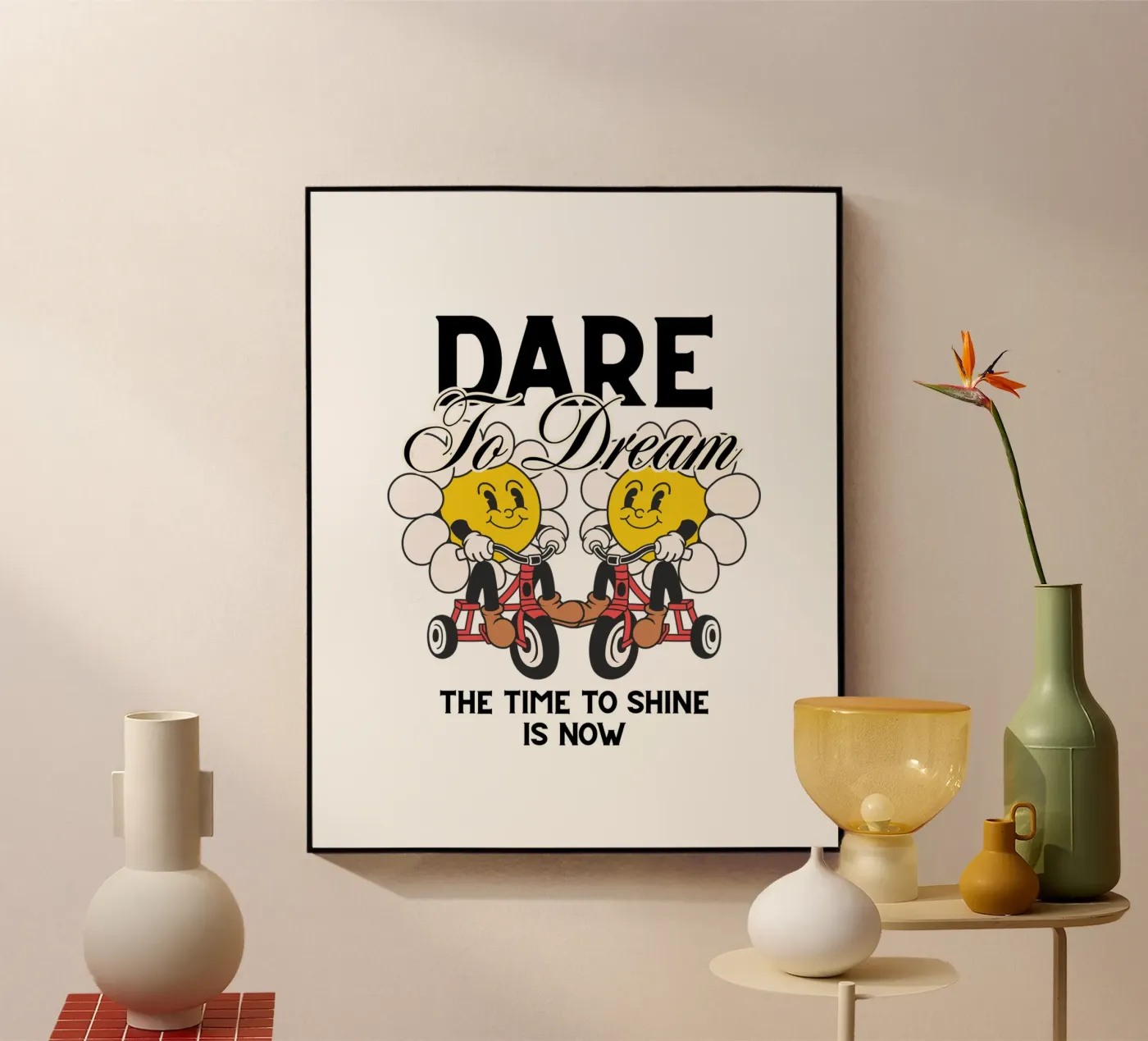 DARE TO DREAM plexiglass da SMRT STUDIO