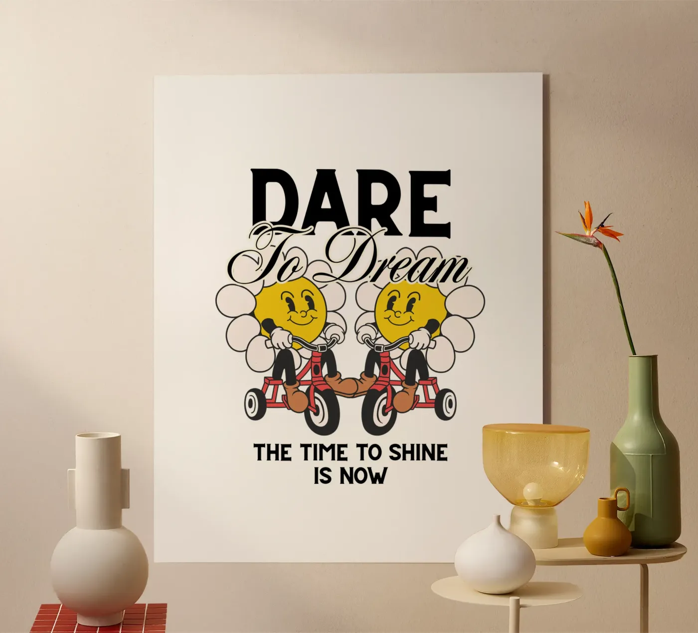 DARE TO DREAM plexiglass da SMRT STUDIO
