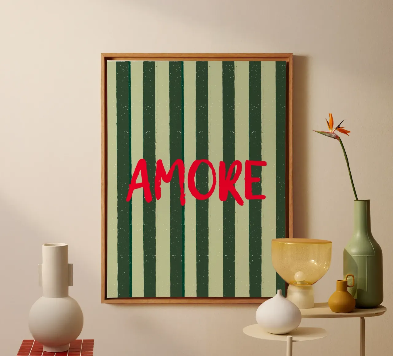 AMORE tela con Cornice a cassetta da ArtDesign by KBK