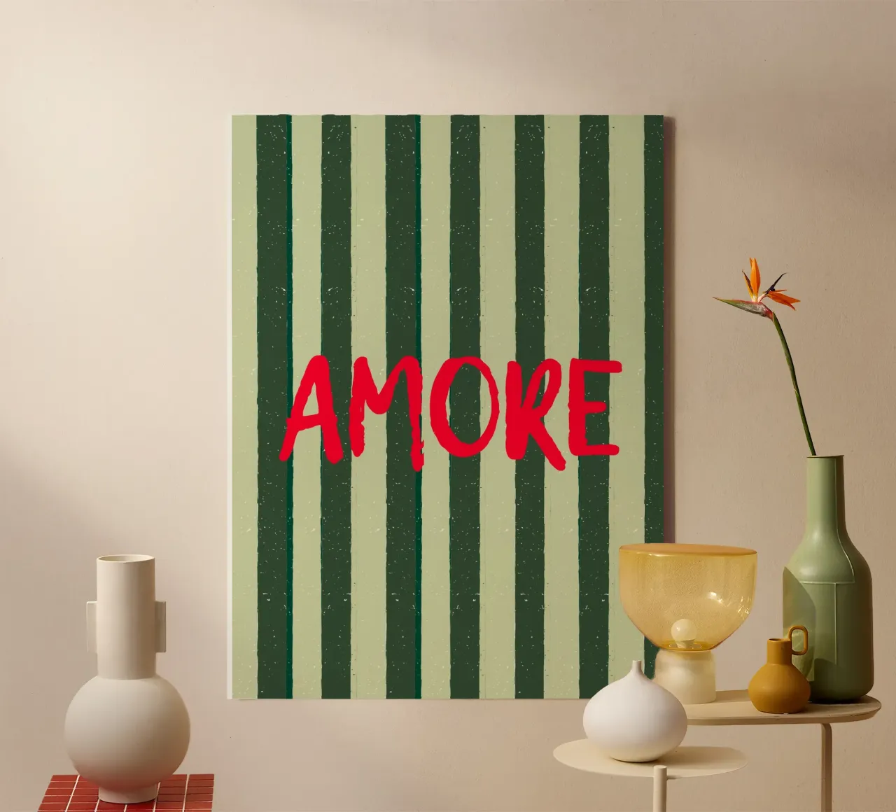 AMORE tela con Cornice a cassetta da ArtDesign by KBK