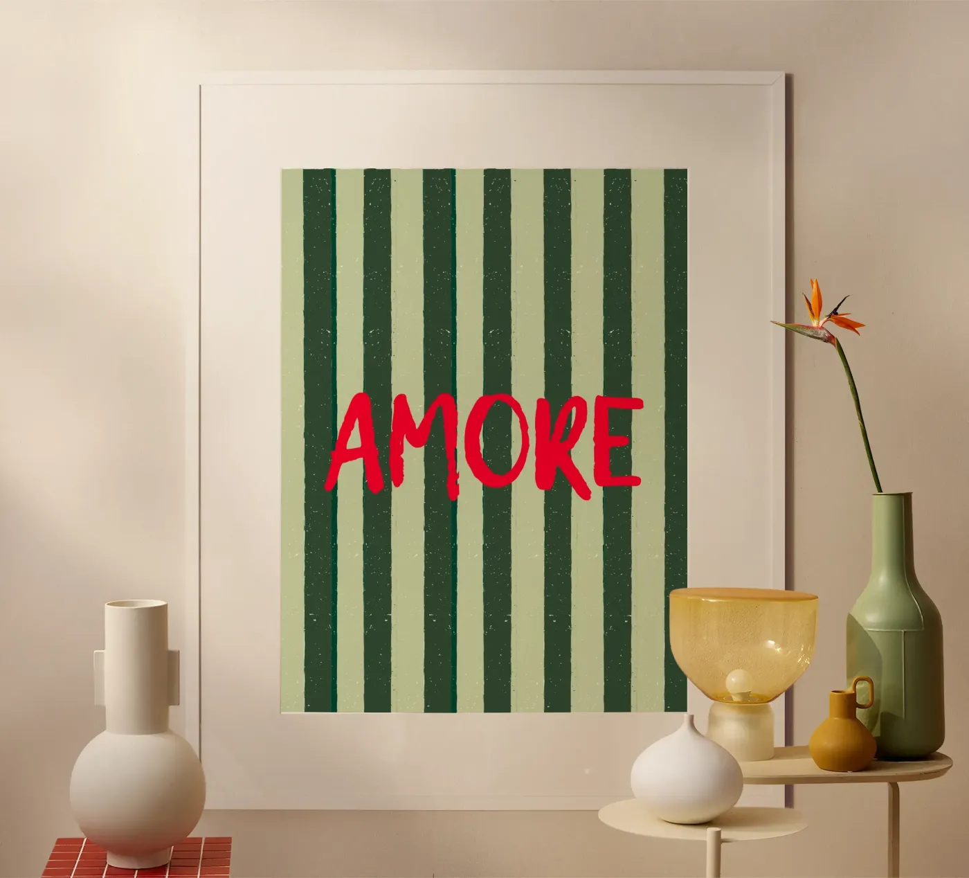 AMORE poster van ArtDesign by KBK