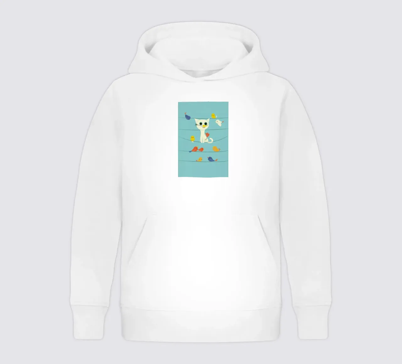 Bird Watching felpa bambino con cappuccio da Jay Fleck