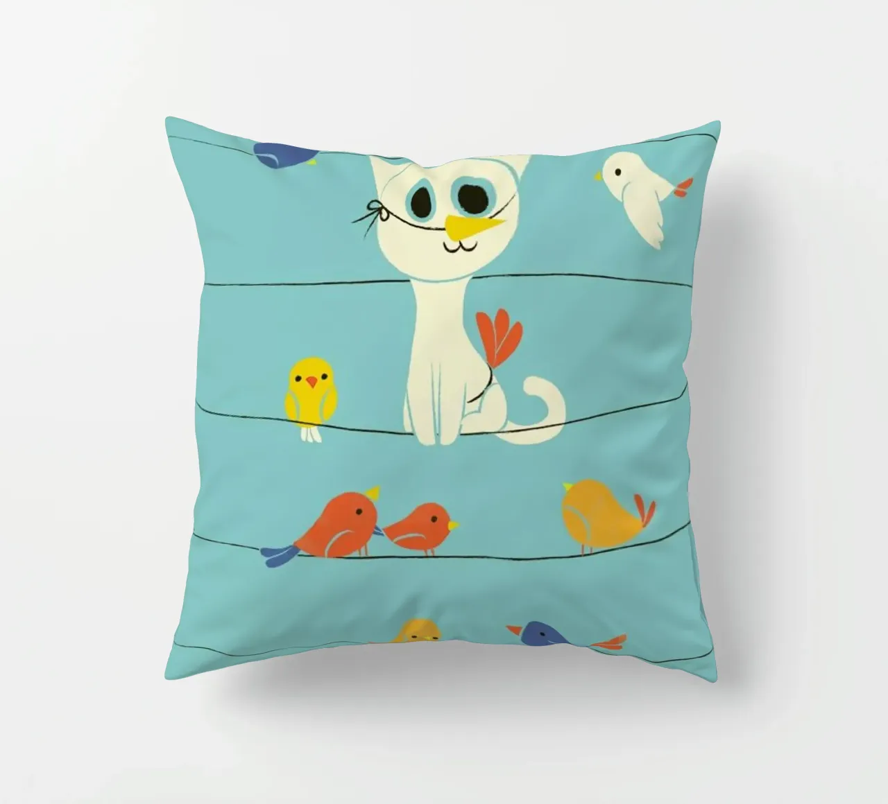 Bird Watching cuscino da Jay Fleck