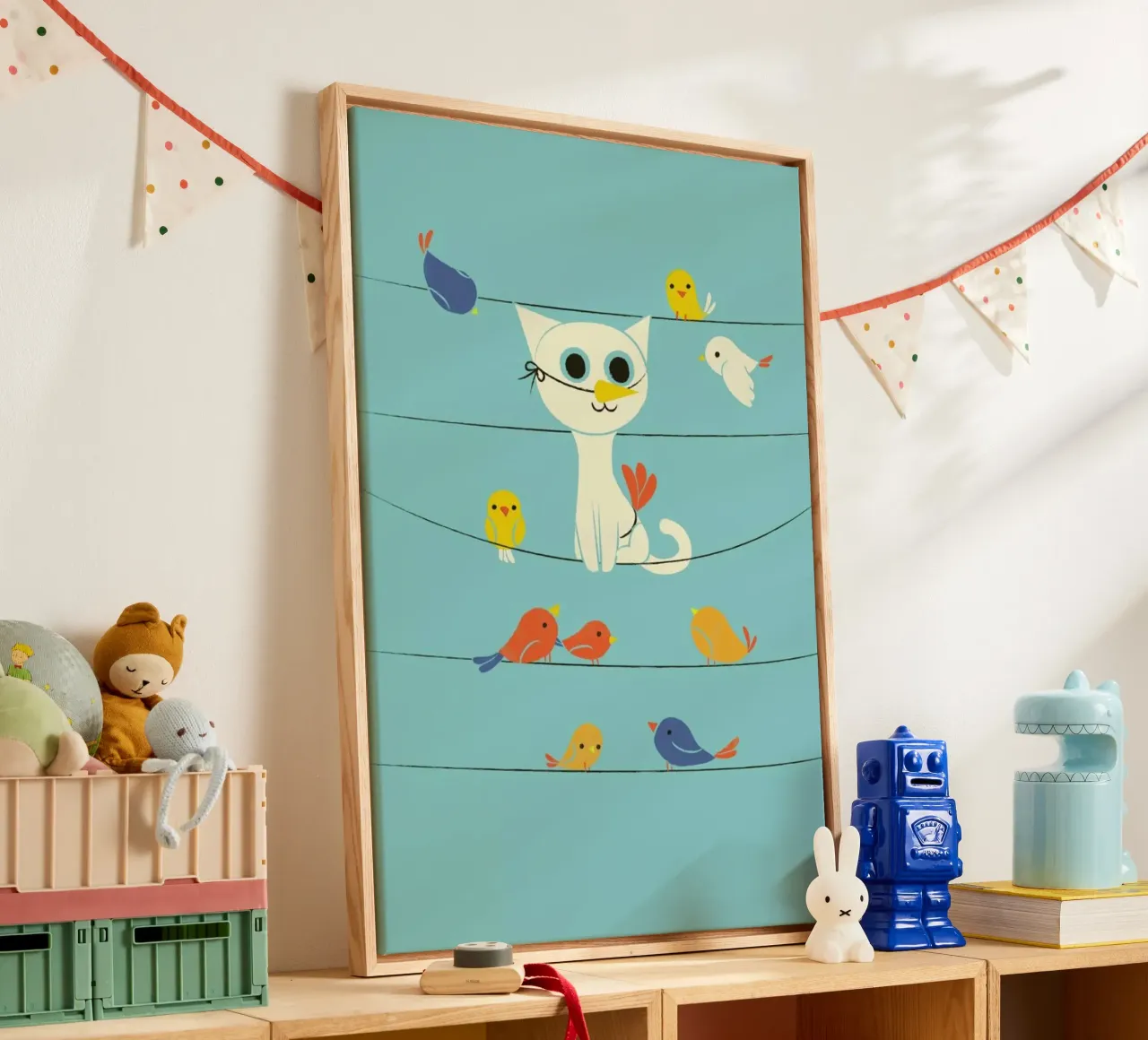 Bird Watching tela con Cornice a cassetta da Jay Fleck