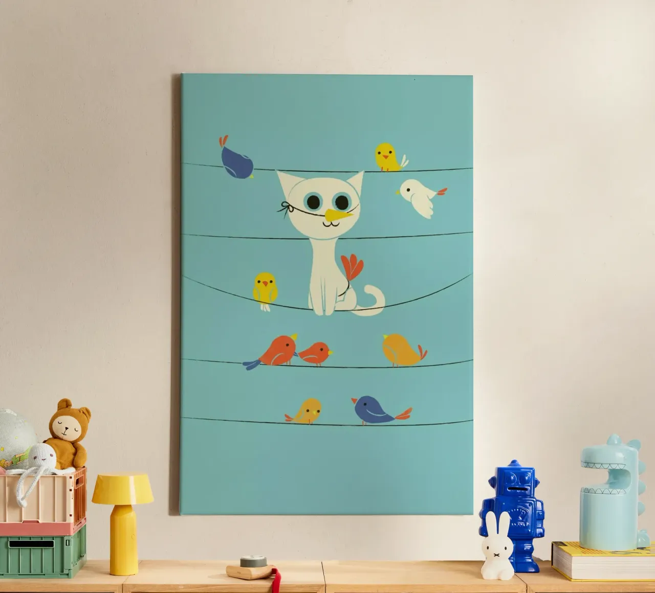 Bird Watching tela con Cornice a cassetta da Jay Fleck