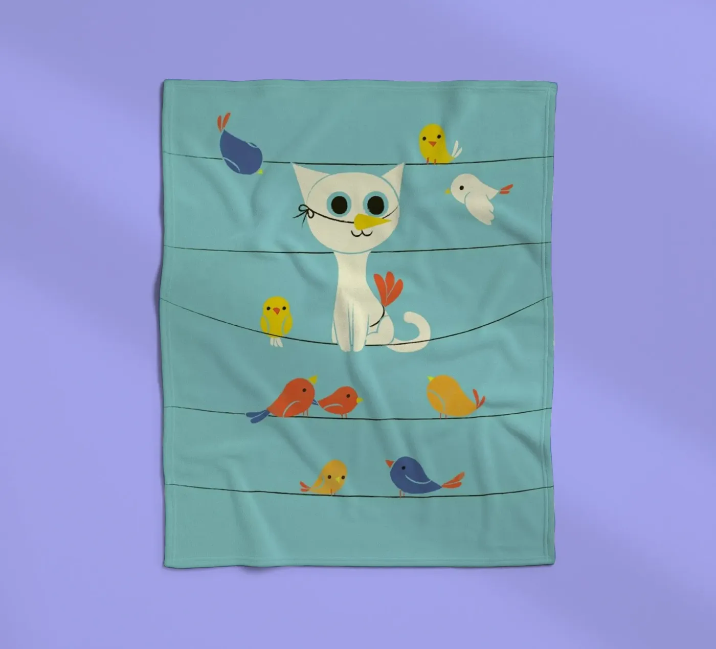 Bird Watching Fleecedecke von Jay Fleck