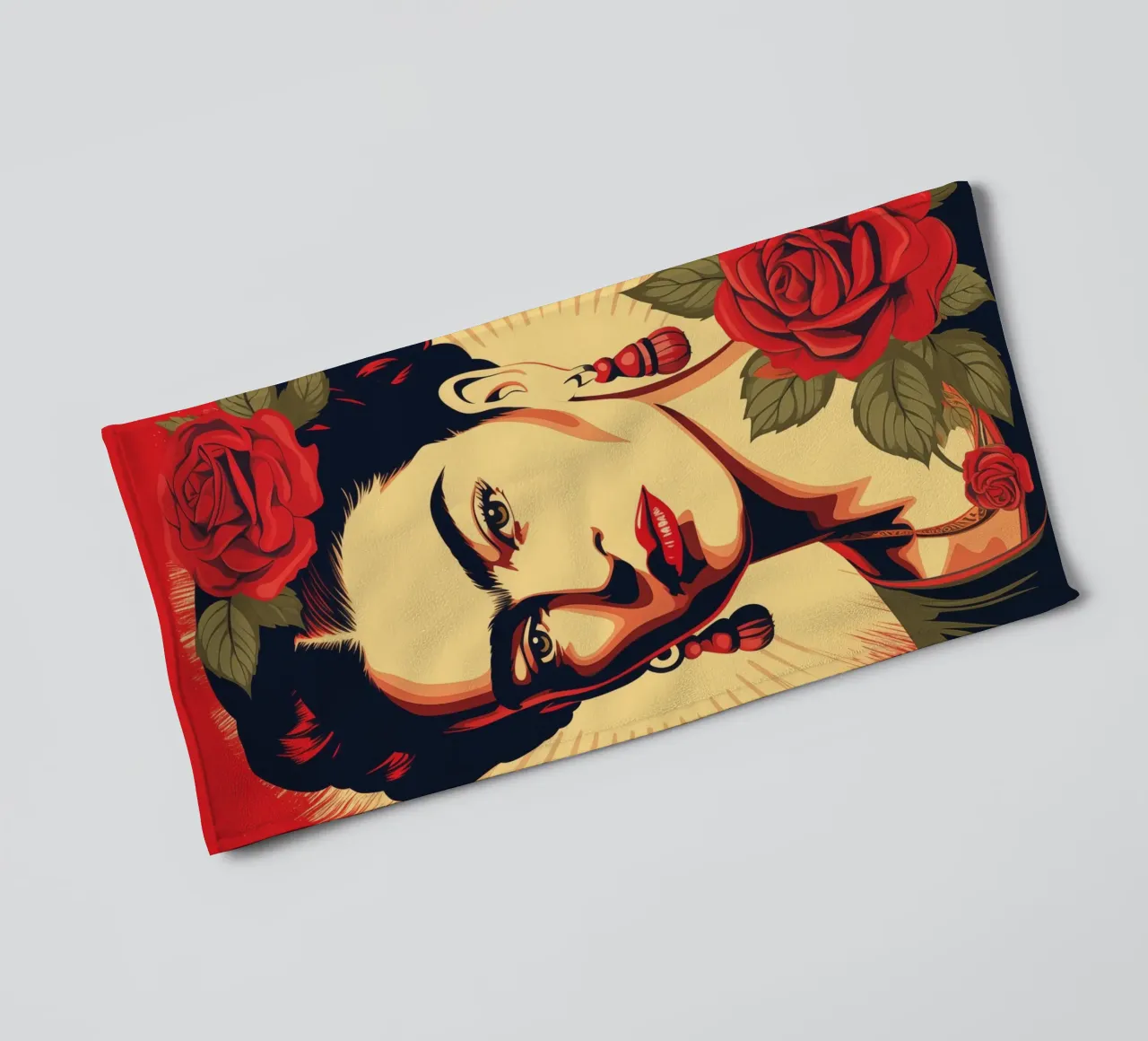 Frida Kahlo come guru | In stile propaganda asciugamano da bagno da Autofocus