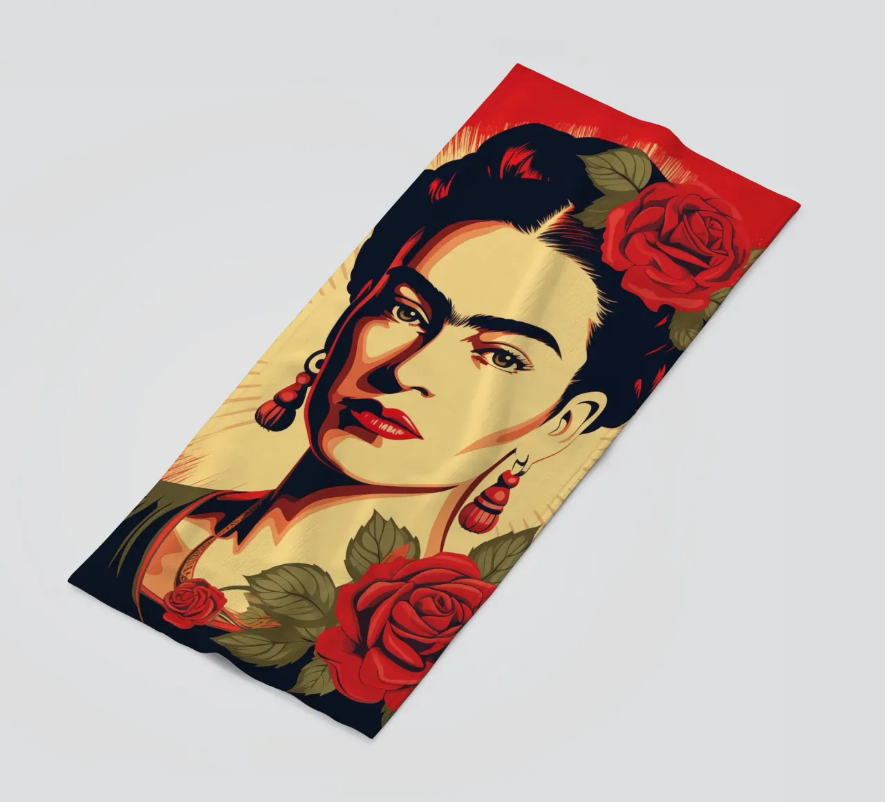 Frida Kahlo come guru | In stile propaganda telo mare da Autofocus