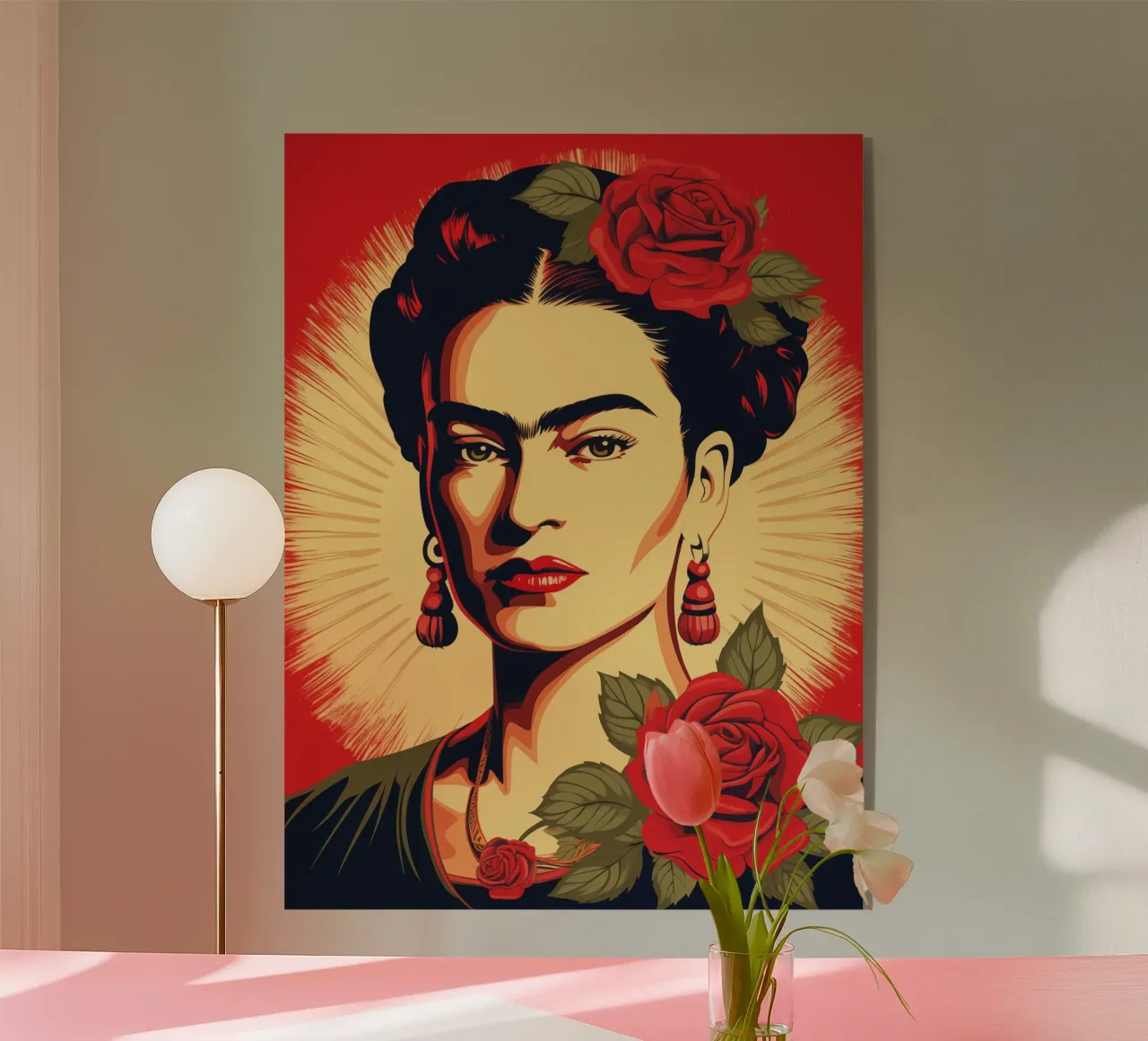 Frida Kahlo come guru | In stile propaganda plexiglass da Autofocus