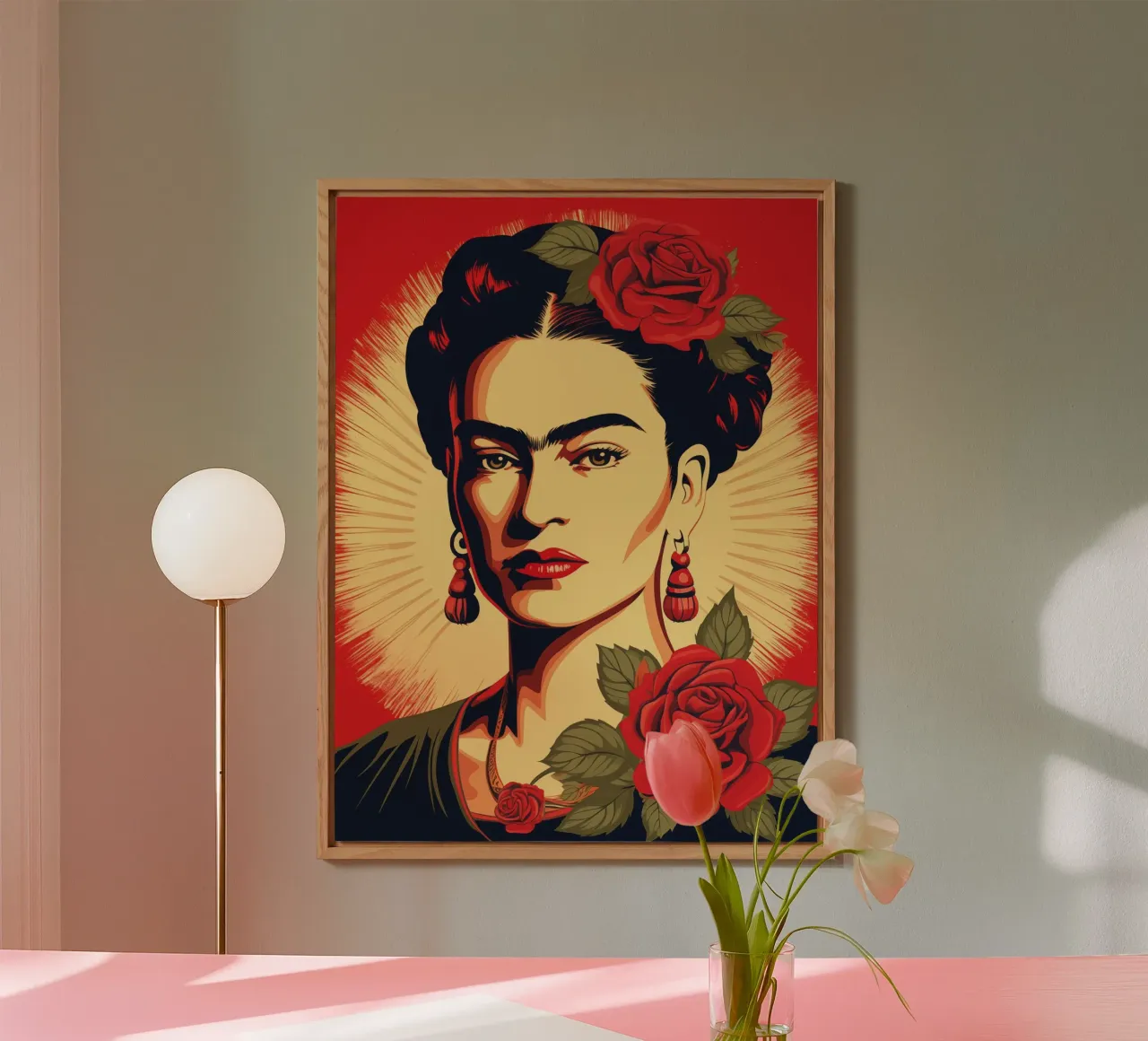 Frida Kahlo come guru | In stile propaganda alluminio dibond da Autofocus