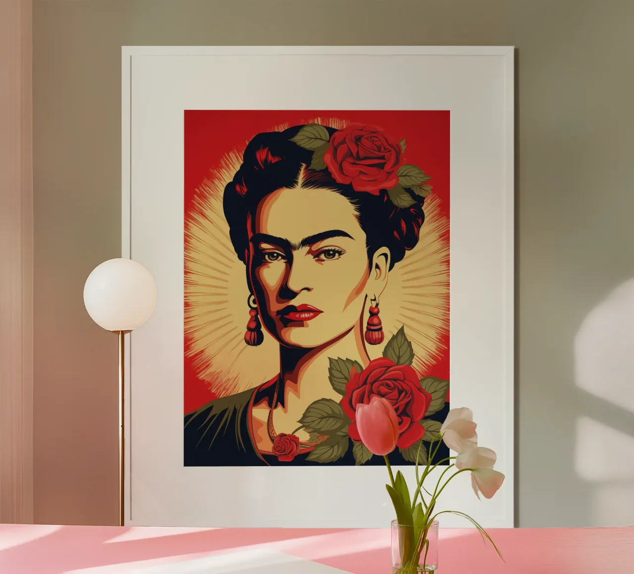 Frida Kahlo come guru | In stile propaganda carta hahnemühle da Autofocus