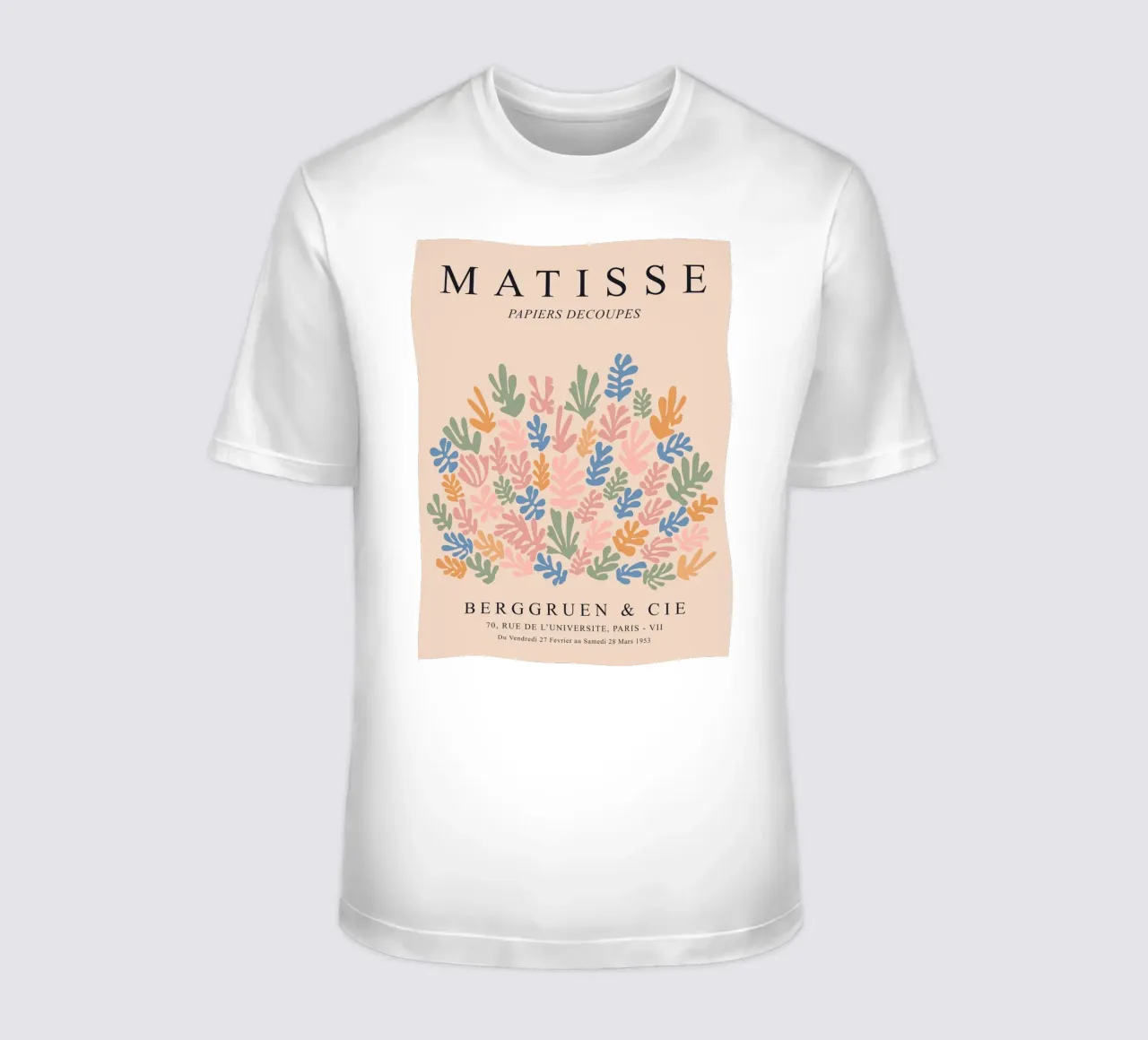 Abstract Matisse Ontwerp - Kleurrijke Moderne Kunst t-shirt van Whole©