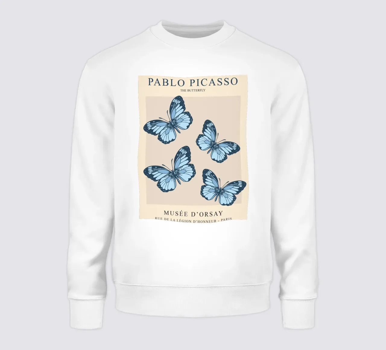 Arte della farfalla - Design ispirato a Picasso felpa da Whole©
