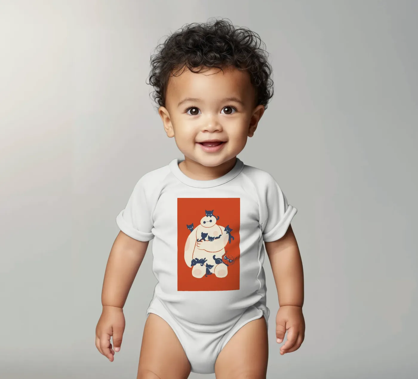 Kittens Kurzarm Babybody von Jay Fleck