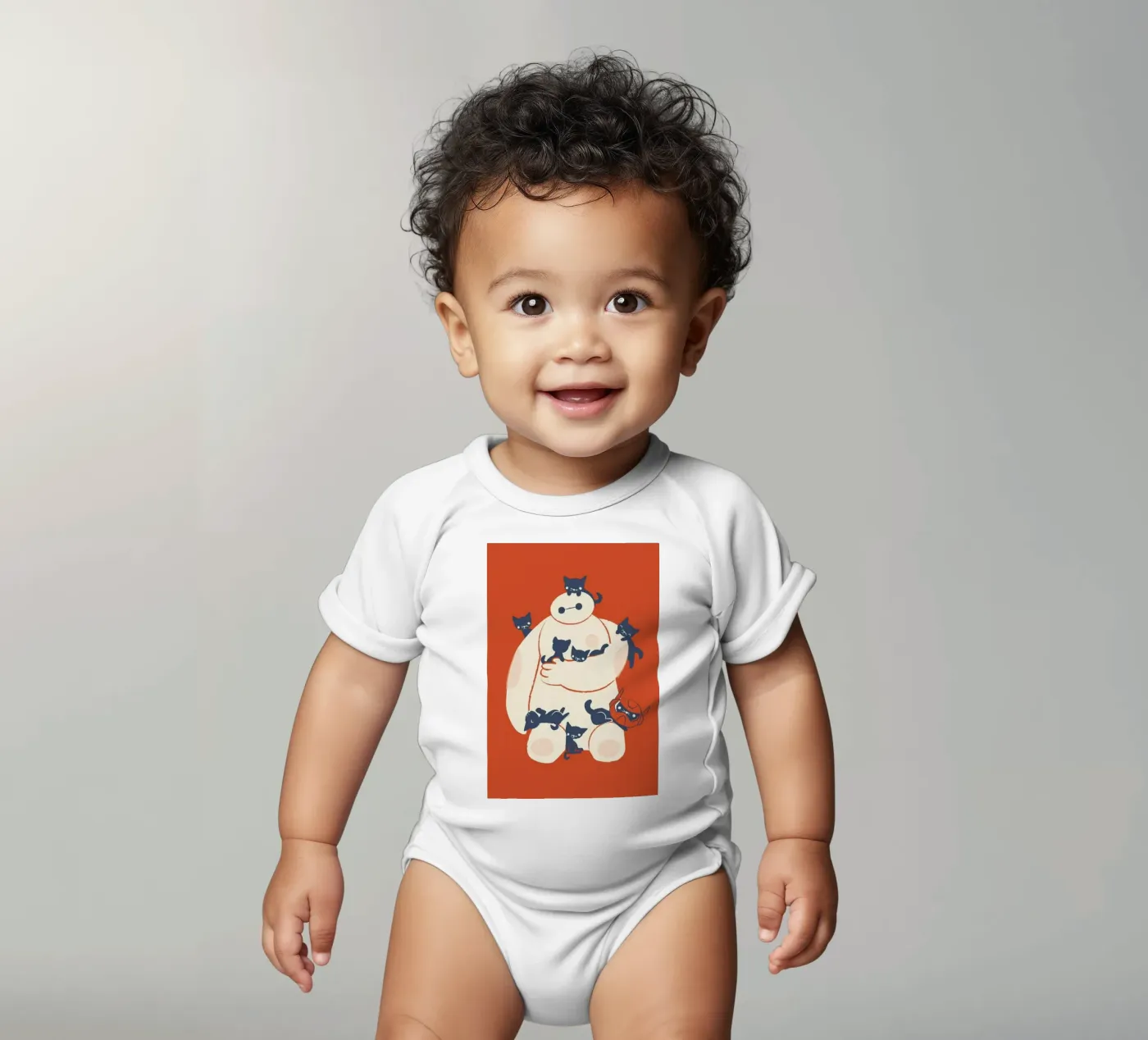 Kittens Kurzarm Babybody von Jay Fleck