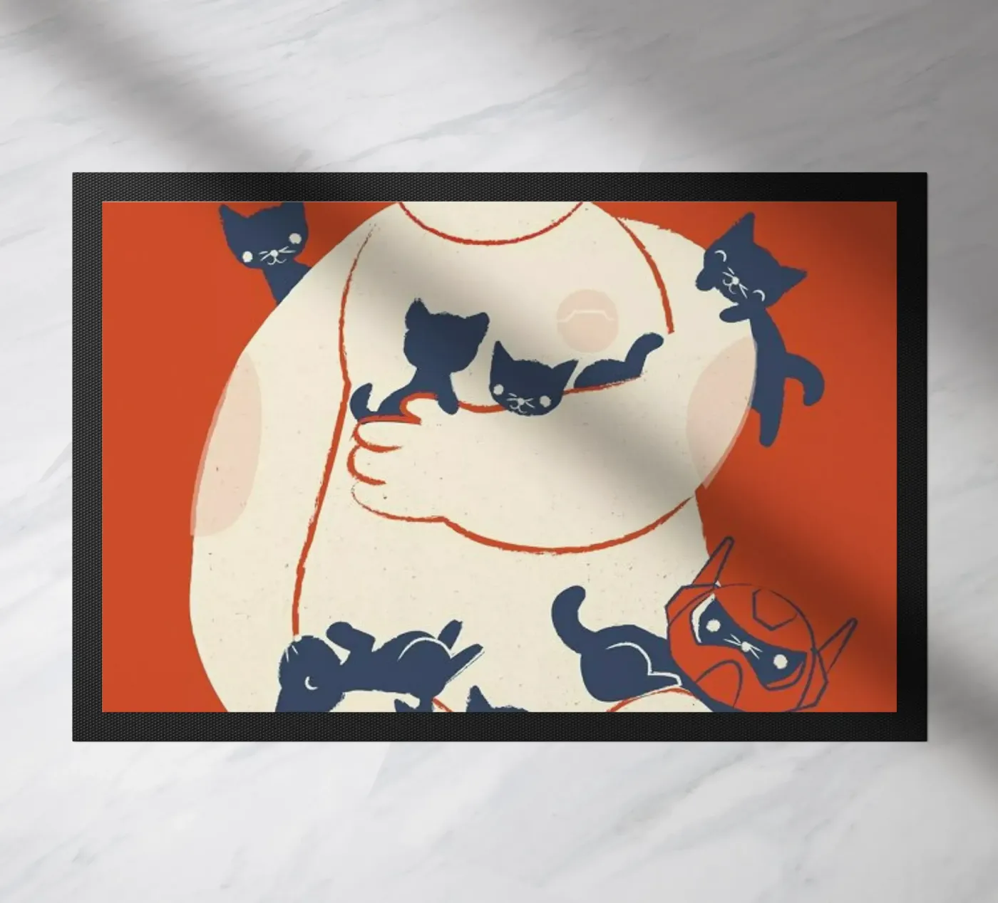 Kittens doormat by Jay Fleck