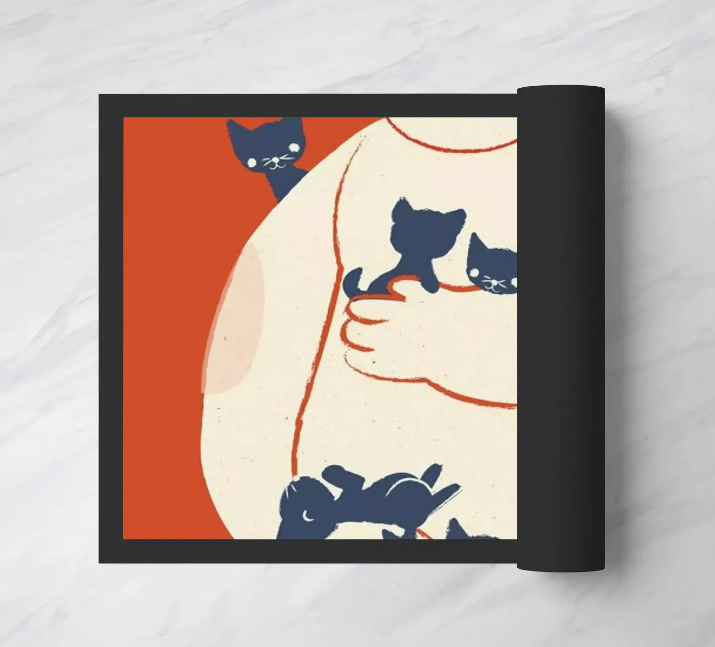 Kittens doormat by Jay Fleck