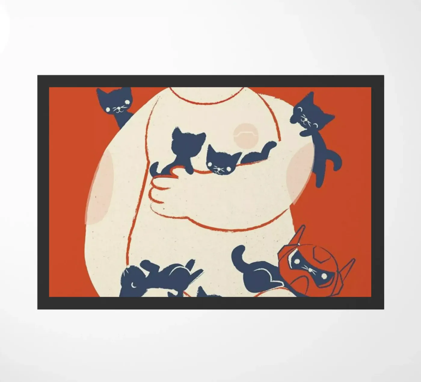 Kittens doormat by Jay Fleck